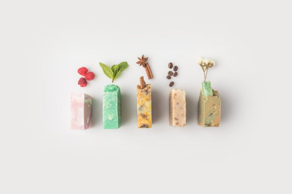 start a craft side hustle - picture of soap that you can sell