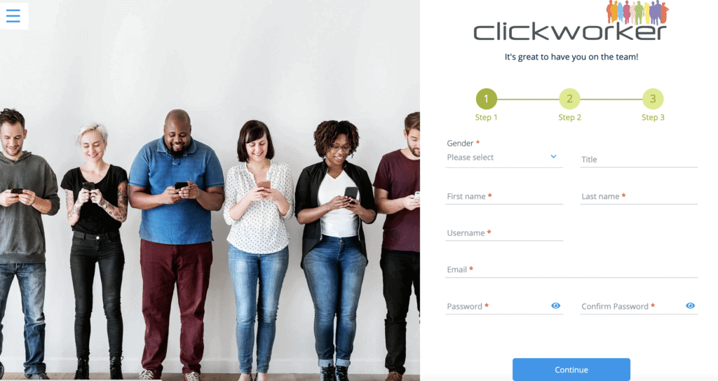 Clickworker jobs